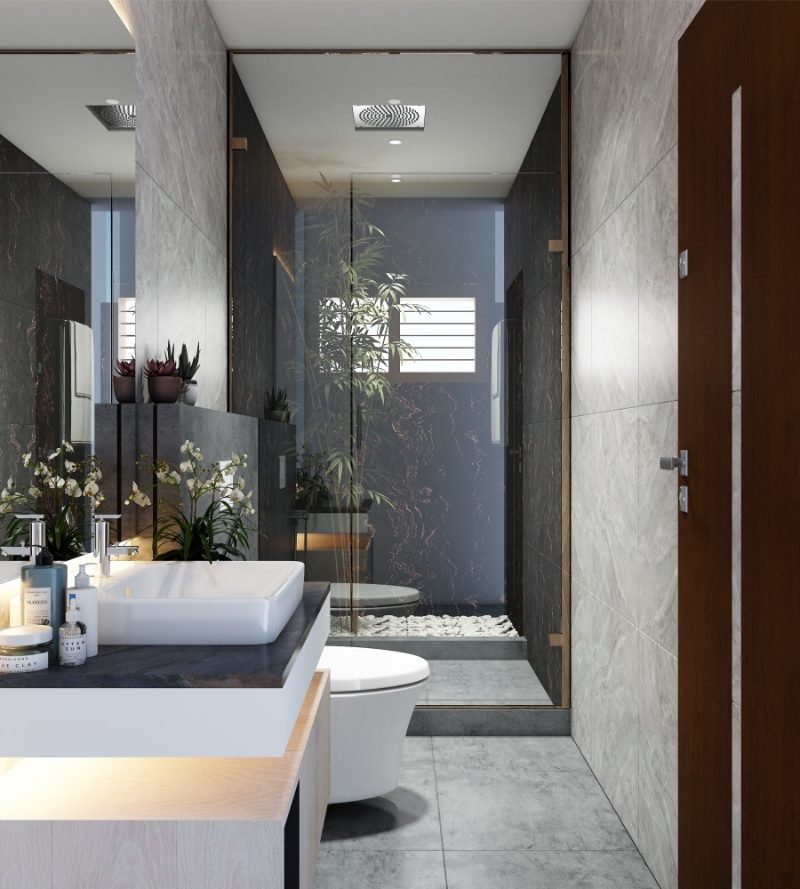 Luxury Bathroom Interior – Rzian Homes