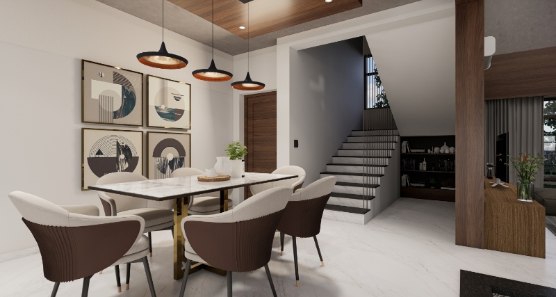 Designer Dining Space – Rzian Homes