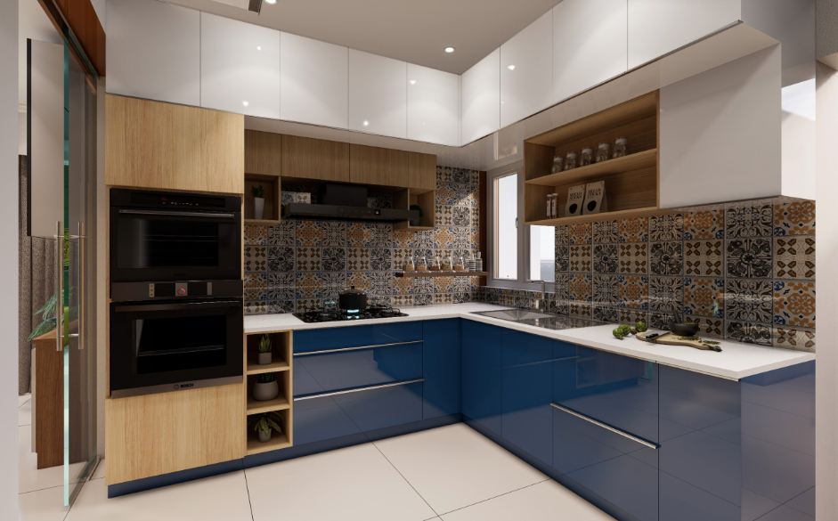 Modern Modular Kitchen Design by Rzian Homes
