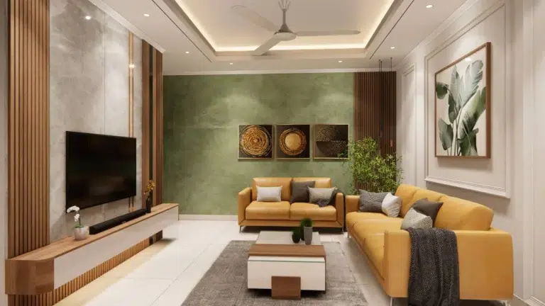 Living space interior by Rzian Homez, Chacka