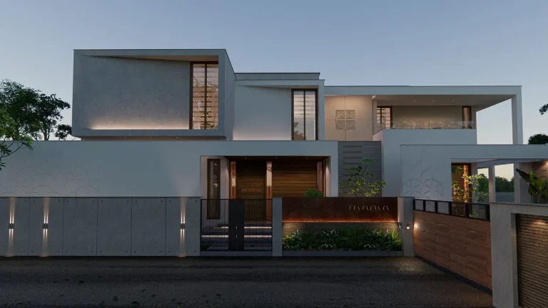 Kazhakkoottam home elevation by Rzian Homez, Trivandrum
