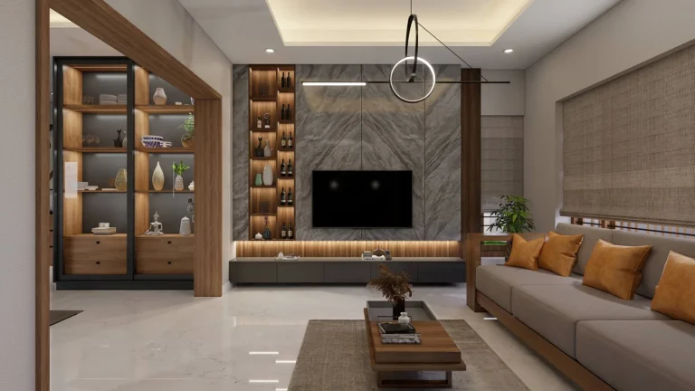 Living space interior by Rzian Homez, Kinavoor