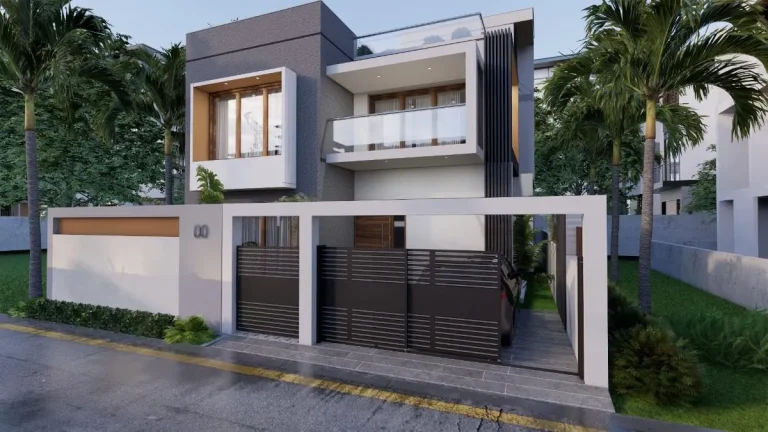 Peroorkada modern house elevation Rzian Homez webp