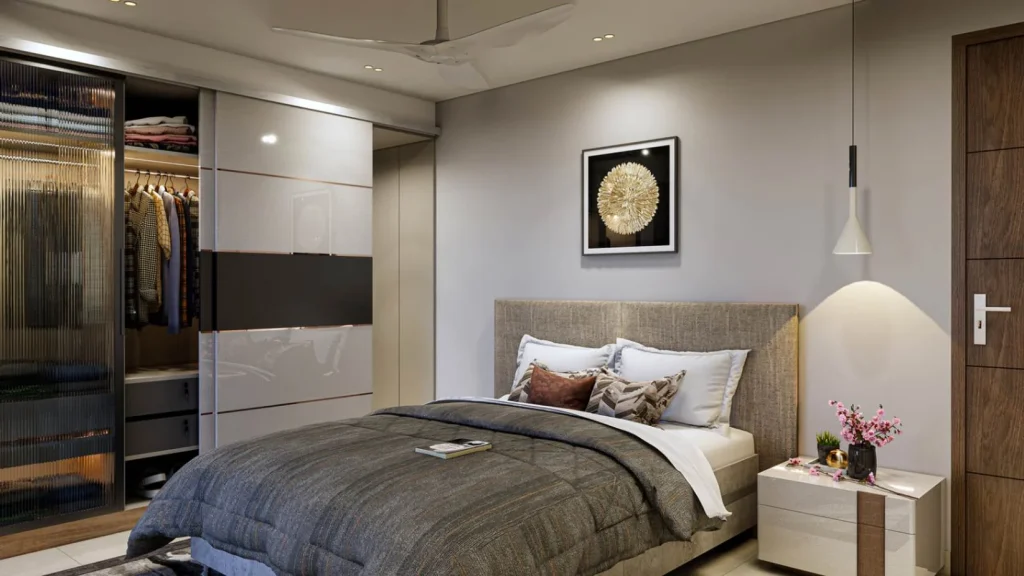 Bedroom interiors in Vanchiyoor, Trivandrum | Rzian Homez